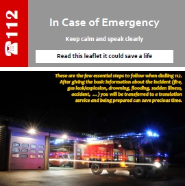 Download this leaflet <a href='http://www.gatine.org/pdf/Dialling_112_In_Case_Of_Emergency.pdf' target='_blank'>here</a>, it could save a life !
